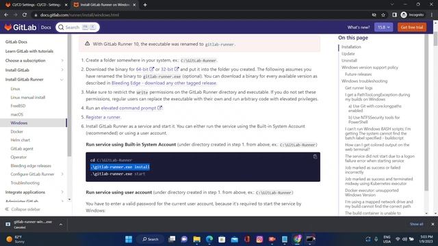 How To Configure GitLab Runner On Windows Machine (From Scratch) смотреть онлайн