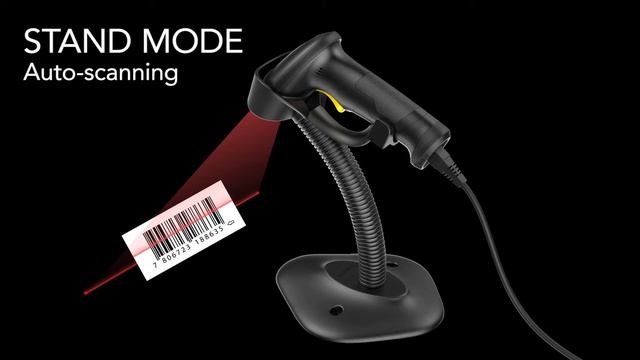 Inateck 1D Wired Barcode Scanner with Intelligent Stand, BCST-33 смотреть онлайн