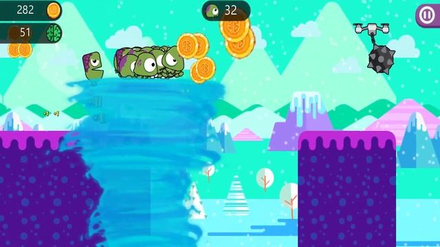 New Update - Monster Run Jump Or Die - Amazing Record Gameplay Android IOS смотреть онлайн