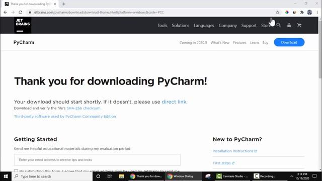 How to Install PyCharm IDE on Windows 10 смотреть онлайн