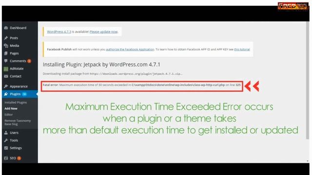 How to Fix Fatal Error- Maximum Execution Time Exceeded in WordPress? смотреть онлайн