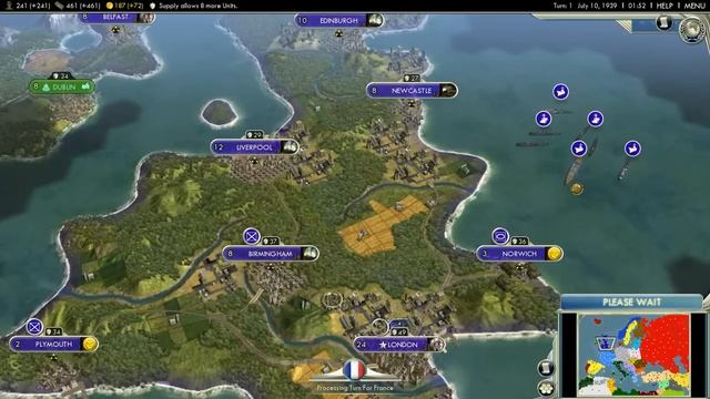 Civilization 5 R.E.D. WWII Mod: Episode 1 смотреть онлайн