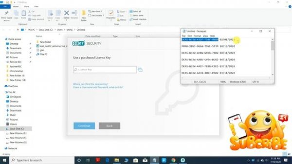 ESET NOD32 ANTIVIRUS free original activation license key
