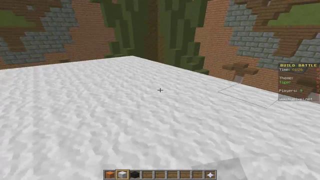 Minecraft Build Battle #1 Кин-Конг Тигр и Лес смотреть онлайн