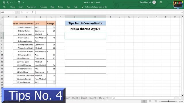 10 Excel Formula Used For Daily WORK | Excel Formula For Job Interview смотреть онлайн