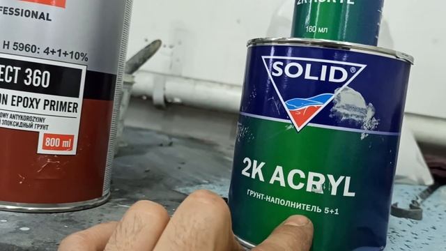 Бла-бла-бла Грунтование Mercedes Vito мокрый по мокрому через эпоксидный грунт.