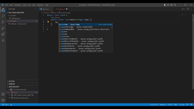 First Java Program | Java Hello World program | How to Compile & Run Java Program смотреть онлайн
