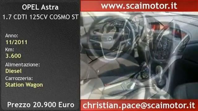 OPEL Astra 1.7 CDTI 125CV COSMO ST смотреть онлайн