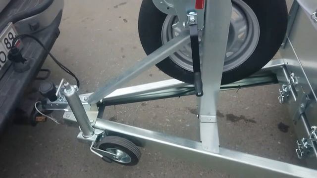 Прицеп ССТ 7132-09 для перевозки снегохода или бурана смотреть онлайн