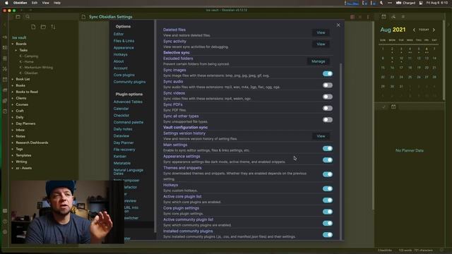 Sync Obsidian Settings смотреть онлайн