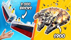 УНИЧТОЖЕНИЕ САМЫХ БОЛЬШИХ НАБОРОВ LEGO в мире… перевод TD BRICKS