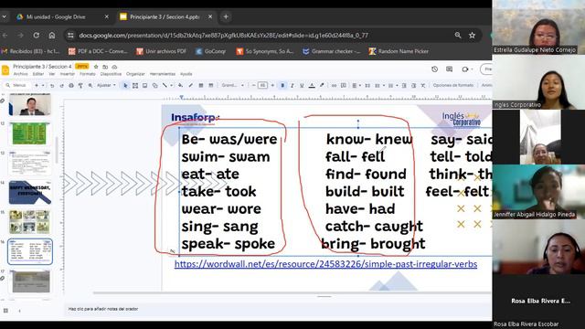SESSION 11- 15/11/2023- P3-02-8-9-PM-11-2023- HUEZO- IRREGULAR VERBS IN THE PAST смотреть онлайн