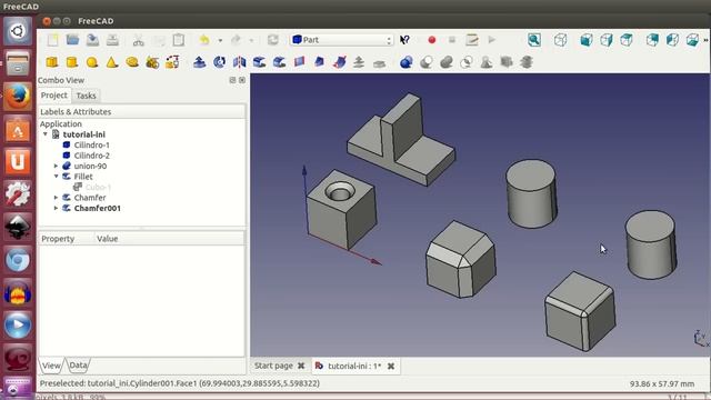 Tutorial de Freecad (12/40): redondeos, chaflanes y refuerzos смотреть онлайн
