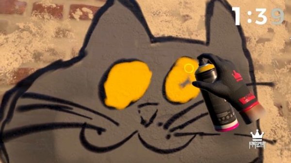 РИСУЮ КОТА НА СТЕНЕ ЗА 10 СЕКУНД В VR!!!