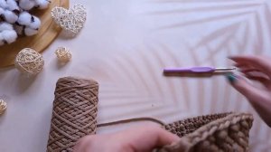 Вы просили, я показываю! ? Подробный МК, как связать рюкзак из шнура... Пробуем шнур Caramel Dolce!