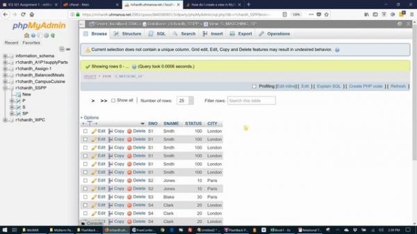 How to Create a View in MySQL using PhpMyAdmin