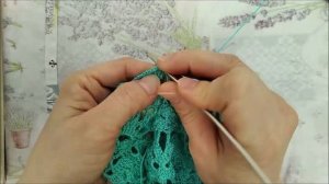 Пляжная туника крючком из квадратных мотивов