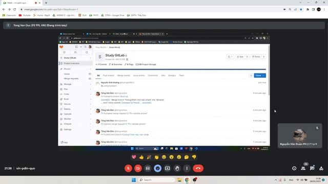 GitLab: Hướng dẫn cơ bản sử dụng để Teamwork DATN by thầy Đức : ductv44 смотреть онлайн