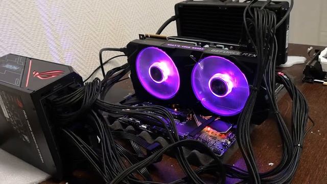 Galax RTX 2080 EX running 3Dmark Time Spy смотреть онлайн