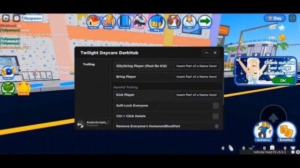 ?BAN SCRIPT GUI ROBLOX - ANY GAME [MOBILE / PC] ? 0_Qmodz  Script  Roblox