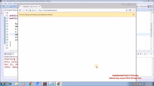 RAMESHSOFT: NoSuchElemnetException and StaleElementReferenceException || selenium in real time смотреть онлайн