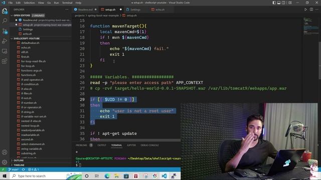 ShellScript Project Part 2: ( Shellscript for beginners ) - Shellscript in hindi смотреть онлайн