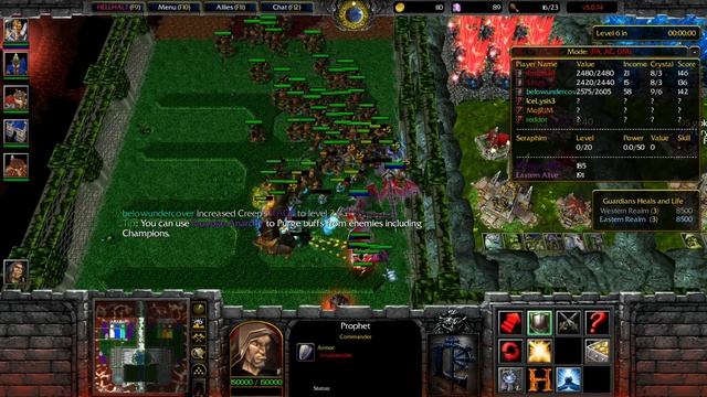 Warcraft 3 Classic HellHalt TD Competitive #148 quick 10 смотреть онлайн