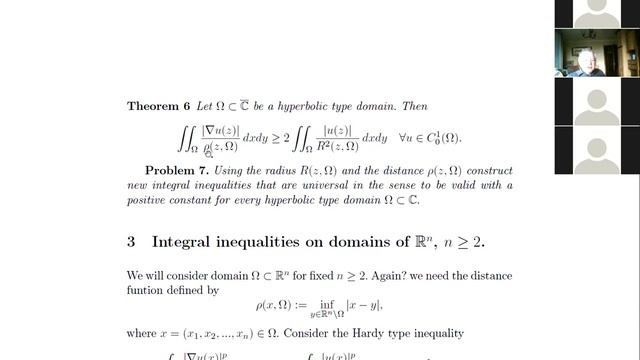 Авхадиев Ф.Г. Результаты и открытые проблемы в неравенствах типа Харди и Реллиха смотреть онлайн