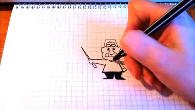 Альберт Эйнштейн. Рисуем за 3 минуты. смотреть онлайн