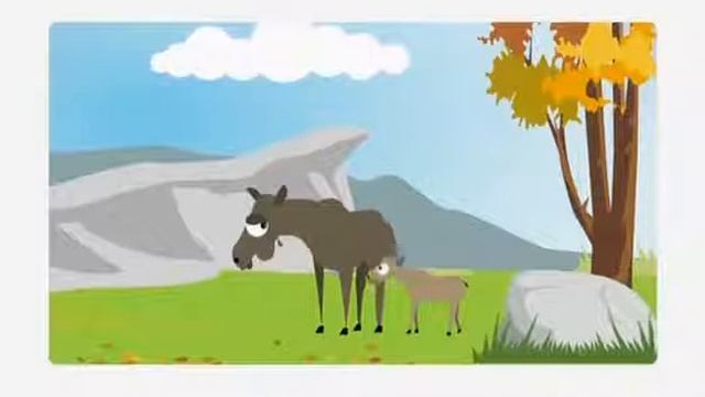 Развивающий детский мультик про лося/Developing children's cartoon about elk смотреть онлайн