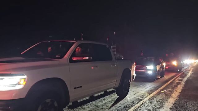 TRUCKER CONVOY. Quemado Texas. Take Our Border Back Rally. смотреть онлайн