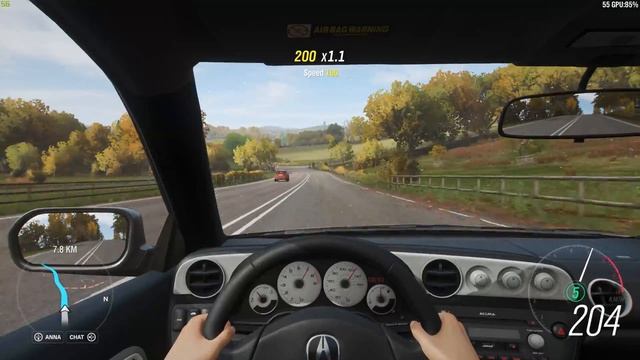 Forza Horizon 4 - 2002 Acura RSX Type-S - Car Show Speed Jump Crash Test . 1440p 60fps. смотреть онлайн
