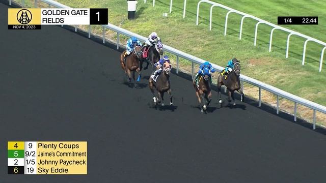 Johnny Paycheck Wins Race 1 on November 4, 2023 at Golden Gate Fields смотреть онлайн