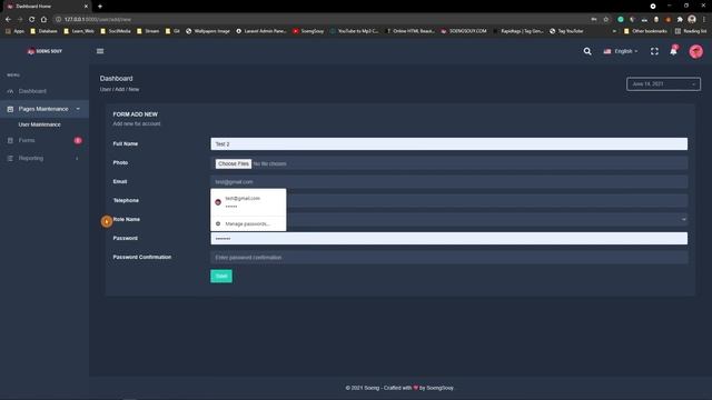Laravel 8.X CRUD User Management Example | Dashboard V14 смотреть онлайн