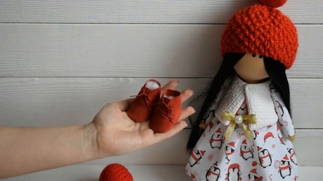 НАБОР ДЛЯ ШИТЬЯ НОВОГОДНЕЙ КУКЛЫ "ПИНГВИНЧИКИ" (подарочный набор) ? смотреть онлайн