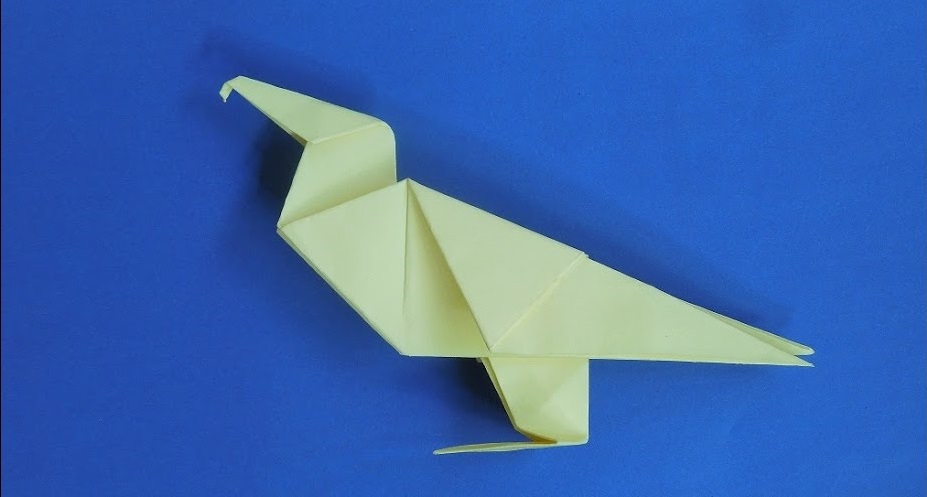 Как сделать ястреба из бумаги. Оригами ястреб из бумаги.mp4 смотреть онлайн