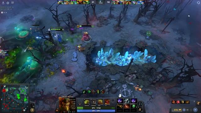 Bristleback снова игра через первый скил с защитой от магии смотреть онлайн