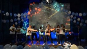 Флэшмоб родителей на выпускной 11А  Школы им Шухова Пресновка 2018 год