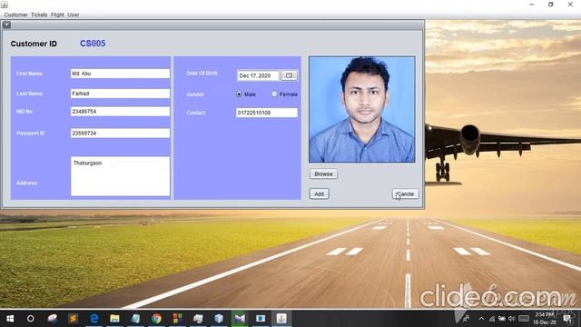 Airline Ticket Booking System Using JAVA (Simple) смотреть онлайн