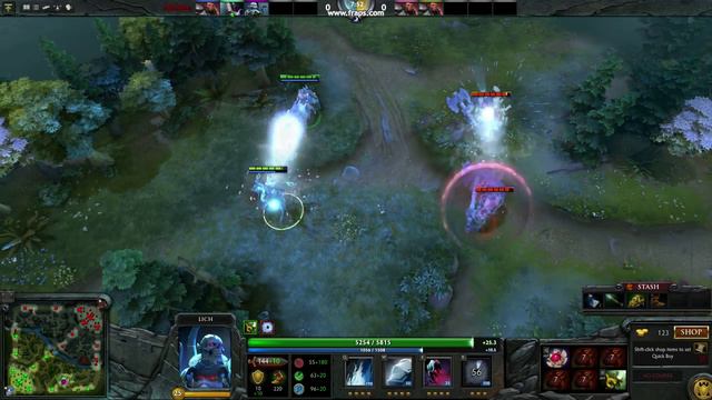 Dota 2 6.84 Lotus Orb Lich Ultimate смотреть онлайн
