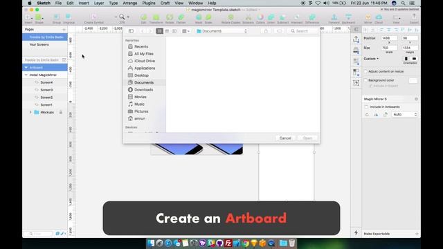 How to create perspective mockups using Magic Mirror 3 plugin In sketch app смотреть онлайн