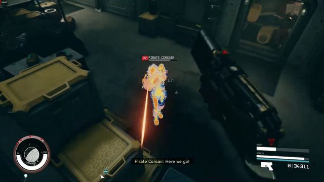 Starfield Gameplay, Got Superior Pirate Charger Spacesuit Drop. Crimson Fleet Pirates Destroyed!