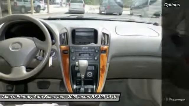 2000 Lexus RX 300 4d Utility F Sanford FL 32773 смотреть онлайн