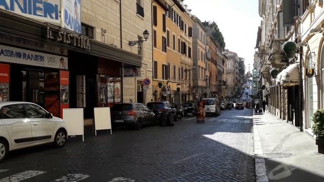 РИМ. Площадь Святого Петра. Улица Систина и Борго Пио..... смотреть онлайн