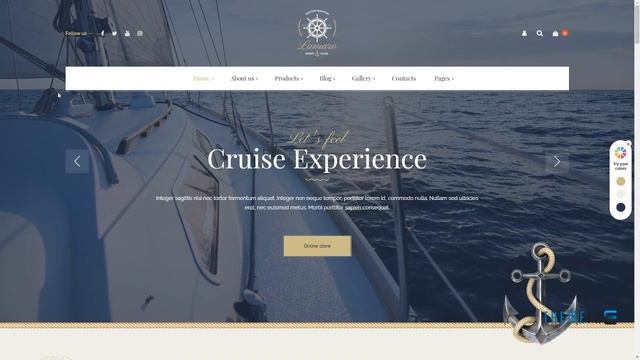 Lamaro - Yacht Club and Rental Boat Service WordPress Theme Balf смотреть онлайн