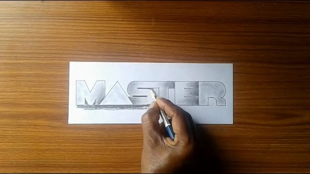 MASTER Tamil Movie Font Pencil Sketch - drawing sheet смотреть онлайн