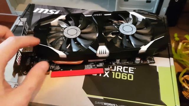 Распаковка MSI GTX 1060 OC1 смотреть онлайн