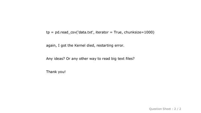 Pandas : Reading large text files with Pandas смотреть онлайн