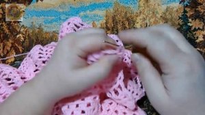 Розовое платье на 6 месяцев. Полный МК (все части вместе).