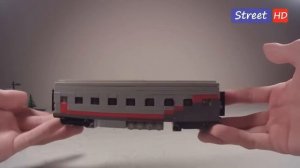 Поезд РЖД в миниатюре из лего [Самоделка]